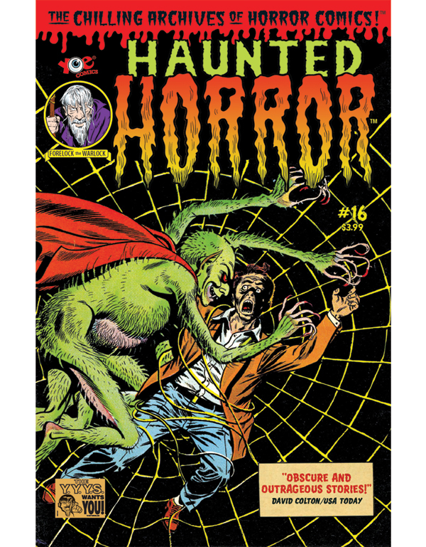 Cover of HAUNTED HORROR #16 comic book