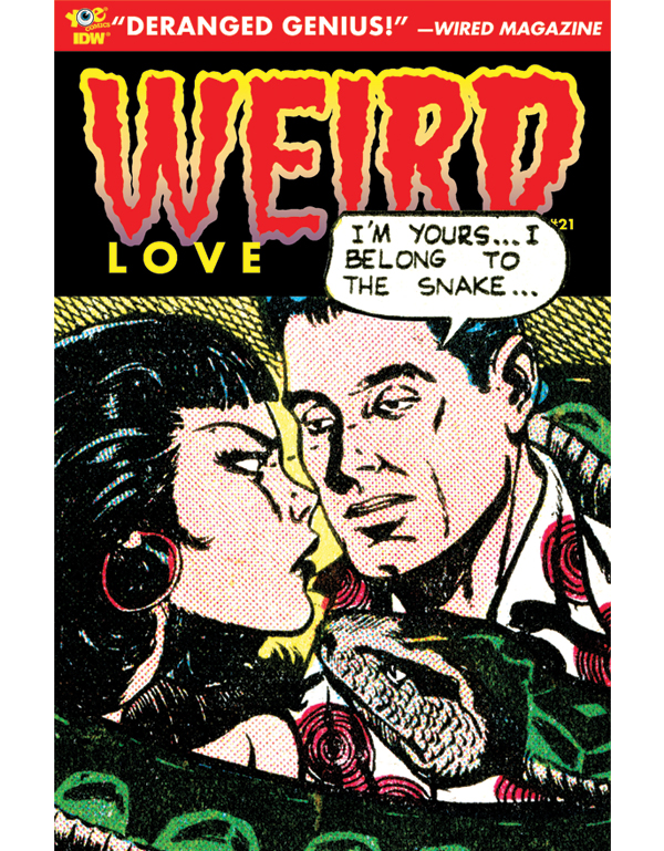Cover of WEIRD LOVE #21 comic book